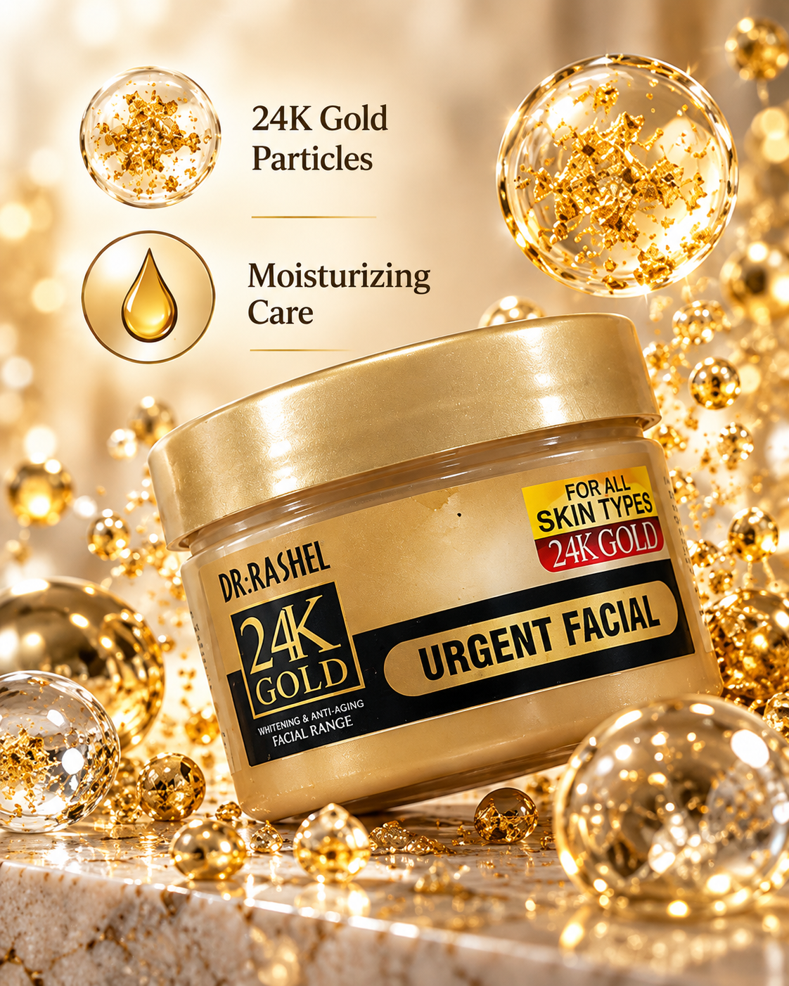 DR.Rashel 24K Gold Urgent Facial