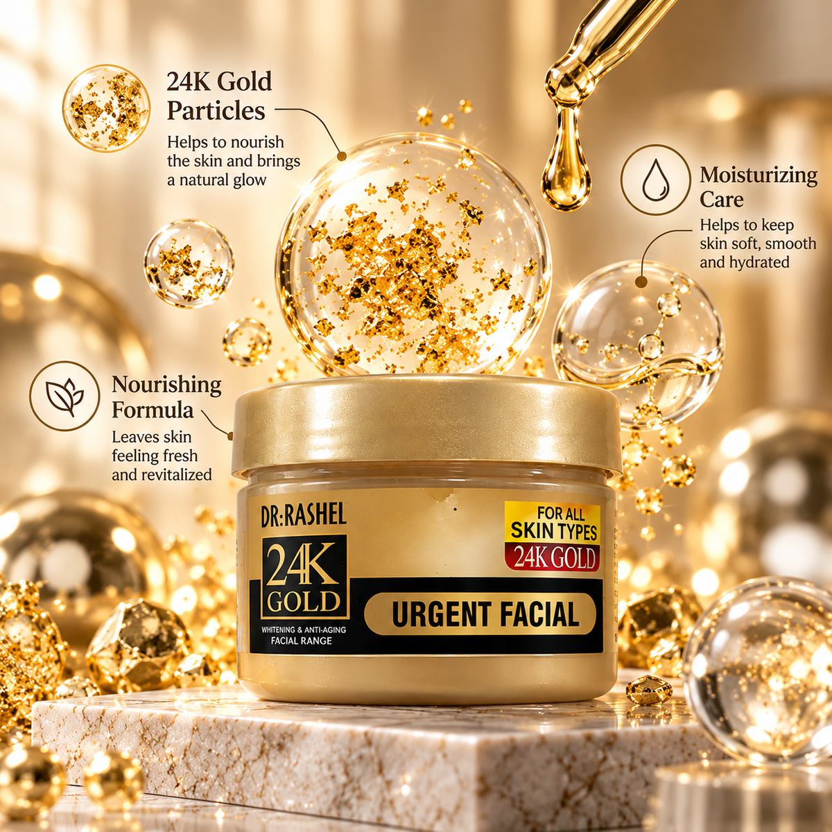 DR.Rashel 24K Gold Urgent Facial