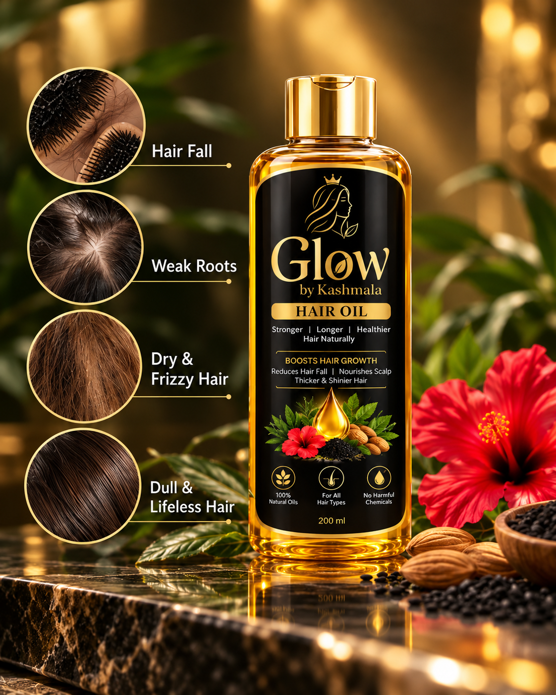 Glow by Kashmala Hair Oil
