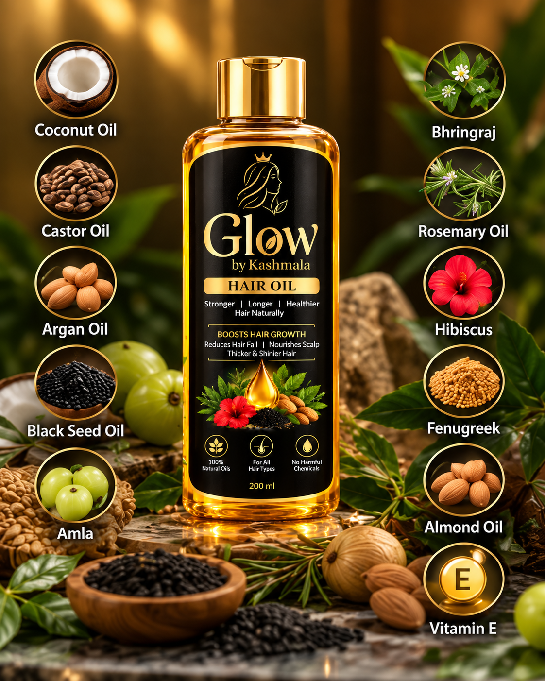 Glow by Kashmala Hair Oil