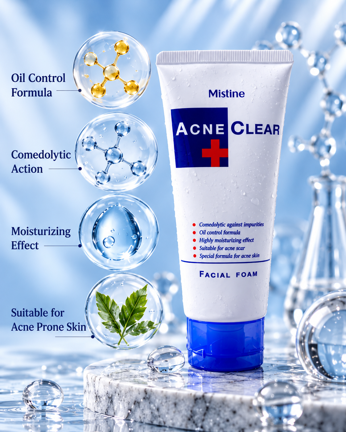 MISLINE Acne Clear Facial Kit