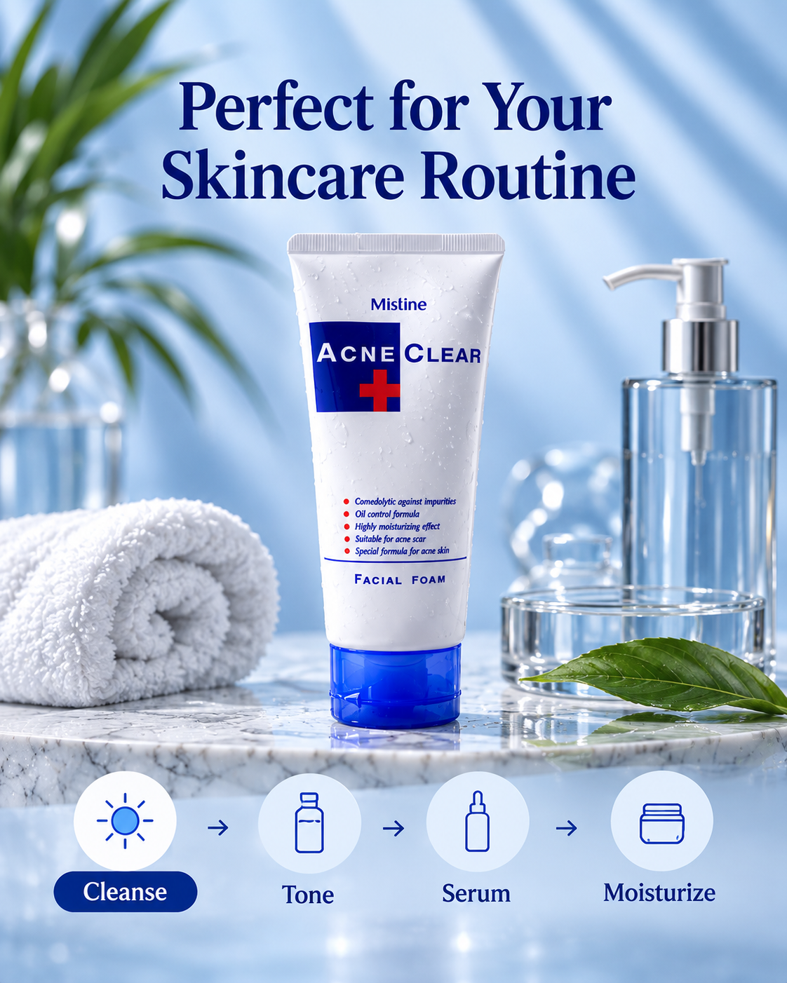 MISLINE Acne Clear Facial Kit