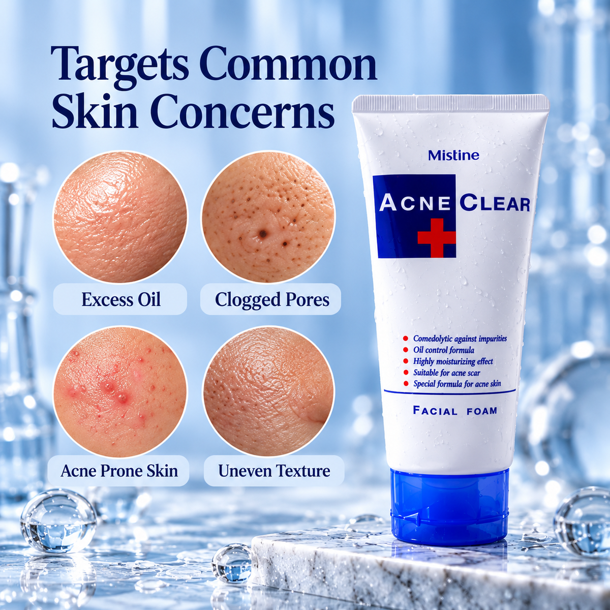 MISLINE Acne Clear Facial Kit